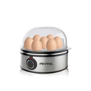 350w Egg Boiler Electric Cooker 7 Egg Capacity Auto Off Function Stainless Steel Bowl for Soft Hard Boiled Egg Preparation