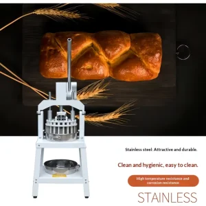 36 Commercial Bread Machines with Manual Dough Dispensers for Sale at a Bakery