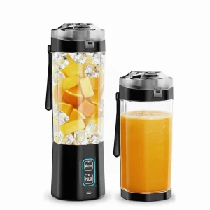 360W Portable Blender USB Rechargeable for Juice Smoothie Cordless Travel Blender Leak Proof BPA Free for Gym Camping