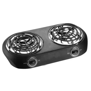 369130 150mm Electric Hotplate Hot Plate 2000w Spiral Plate Double Burner