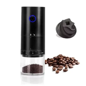38 Levels Adjustable Mini Electric Coffee Grinder USB Rechargeable Portable Coffee Bean Grinder for Espresso