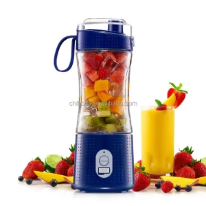 380ml Portable USB Rechargeable Blender Large Battery Kitchen Appliance for Household Car Hotel Use