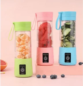 380ml Portable USB Rechargeable Juicer Blender Electric Hand Shaker Mini Cup for Outdoor & Hotel Use Fruit Material