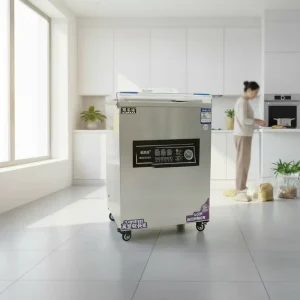 390PD Stainless Steel Food Vacuum Sealer for Vegetable Fresh Keeping (Single Chamber Easy Operation Eco Friendly)