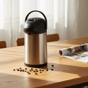 3L Capacity Stainless Steel Vacuum Airpot for Camping