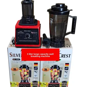 3L Double Cup 1000W Mechanical Controls Silvercrest High-Speed Blender for Soy Milk Grinding Slushy Drinks Food