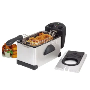 3L Electric Deep Fryer with Timer Chicken Fryer Chips Fryer