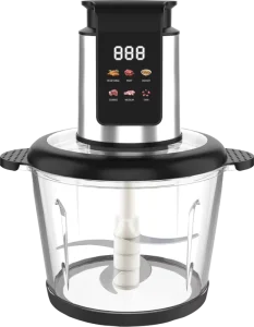 3L Electric Digital Chopper Meat Grinder High Food Processor Pure Copper Motor Titanium Blades Household Outdoor Use Portable