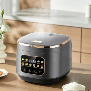 3L Electric Rice Cooker Household Multifunction Cooker Fast Cooking Smart Digital Display Low Sugar Rice Cooker