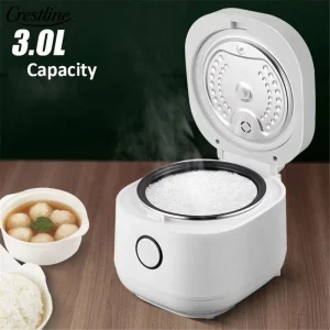 3L Smart Cooking Rice Cooker Electric Stainless Steel Steamer Multi Cooker Low Sugar Mini Rice Cooker