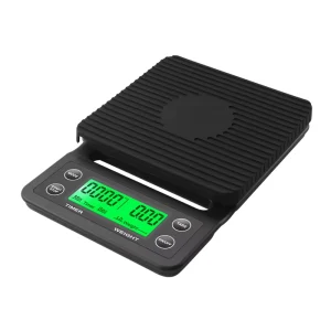 3kg/0.1g Drip Coffee Scale With Timer Portable Electronic Digital Kitchen Scale High Precision LCD Electronic Scales