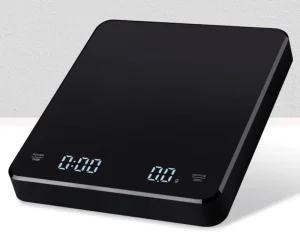 3kg Rechargeable Stainless Steel Portable Coffee Scale Precision 0.1g Electronic Kitchen Scale Fast Charging Weight Measuring