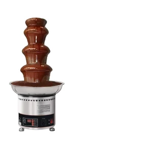 3kgs 4 Tiers Chocolate Fountain Party Hotel Commercial Chocolate Waterfall CE Certificate 110V 220V 240V 30-110 Degrees