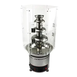 4/5/6/7 Layers Plastic Clear Acrylic Dust Cover for Professional Chocolate Fountain