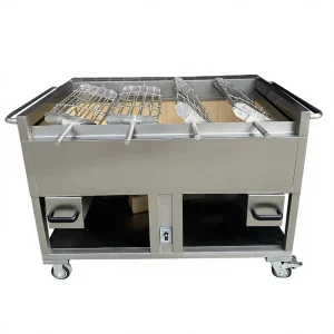 4 Baskets Chicken Rotisserie Portuguese Style BBQ Grill