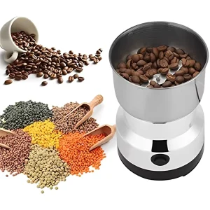 4 Blades Electric Stainless Steel Multifunctional Commercial Outdoor Hotel Coffee Grinder for Spice Nuts Grains
