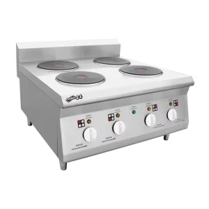 4 Burner Electric Stove Commercial Restaurant Kitchen Induction Cooker Stainless Steel Hot Plate Solid for Cooking