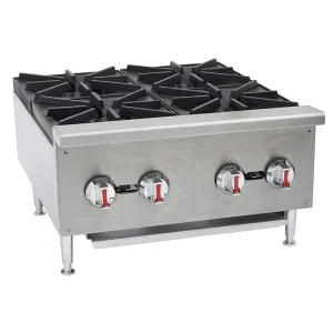 4 Burners Commercial Restaurant Kitchen Equipment Gas Hot Plate Stove Cooker