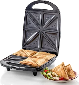 4 Slice Non Stick Electric Triangle Sandwich Toaster Sandwich Maker for Household