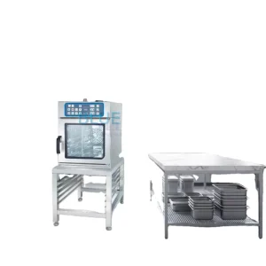 4 Trays Computer Digital Steamer Oven Commercial Kitchen Baking Equipment Electric Food Steamers