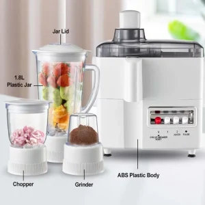 4 in 1 Blenders and Juicers Household Smoothie Blender Food Processor Electric Blender for Kitchen