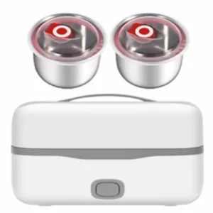 4 in 1 Electric Cooking Lunch Box Office and Home Use Chargeable with Intelligent Dry Burn Protection Electric Lunch Box