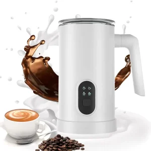 4 in 1 Electric Milk Frother 304 Stainless Steel Automatic Milk Warmer for Coffee Latte