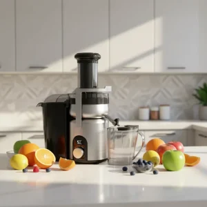 4 in 1 Juicer Extractor Machine Electric Fruit Juicer with Digital LED Display Glass Blender Grinder Mincer