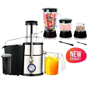 4 in 1 Juicer Extractor Machine Slow Cold Press Juicer 1000W Centrifugal Juicer Machine