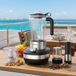 4 in 1 Multifunctional 3 Speed 6 Blades Ice Crushing Kitchen Appliance