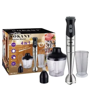 4 in 1 Portable Blender OEM Mini Manual Hand Juicer Mixer Baby Food Blender Meat Grinder