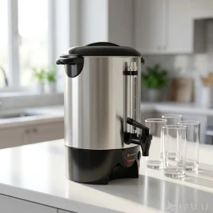 4.5L 30 Cups Low Price Water Urn Electric Coffee Maker With Filter Stainless Steel Water Boiler