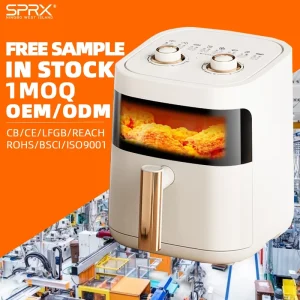 4.5L Electric Digital Air Fryer Oven Control Small Capacity Plastic Household Healthy Baking Frying Home Use Oil-Free Air Fryer