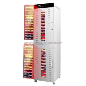 40 Layer Vegetable & Fruit Slices Dehydration Drying Machine 4000W Motor 304 Stainless Steel High Efficiency 30 60kg Capacity