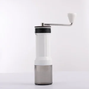 40 Levels Manual Plastic Coffee Grinder Mill with Adjustable Stainless Steel Core for Traveling