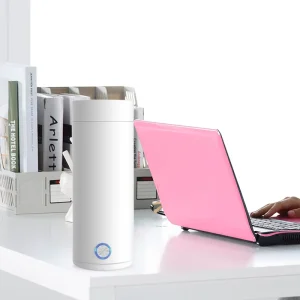 400ML Stainless Steel Portable Electric Kettle Automatic Shut Off Temperature Control Keep Warm Household Hotel