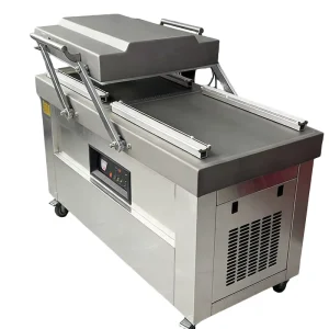 400P High-Efficiency Dual Chamber Vacuum Packing Machine Commercial Fresh Food Sealer Simple Operation