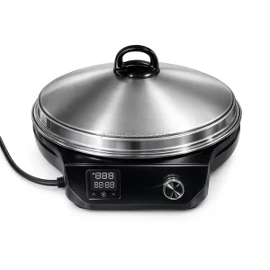 40cm Electric Mogogo Enjera Mitad Maker CE Approved Big Cooking Surface for Cafeteria Habesha Enjera Flatbread Making Mogogo