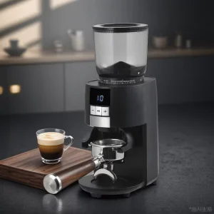 40mm Conical Burr Coffee Grinder Electric with 38 Grind Settings Anti static 200g Hopper for Espresso