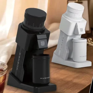 420 Stainless Steel Black Heavy Duty Coffee Grinder 55MM Electric Coffee Grinder With 50G Coffee Bean Holder