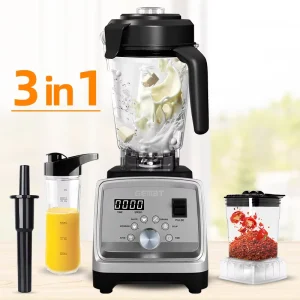 4200ml Mixer Grinder Blender 3 in 1 Multi Purpose Food Processor High Power Blender Kitchen Commercial Smoothies Blender