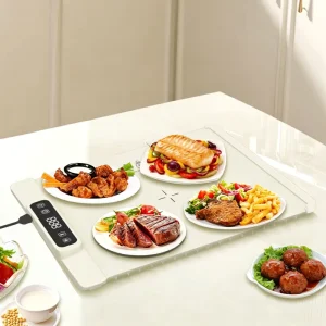 45*38cm Temperature Adjustable Table Keep Food Warm Hot Plate Portable Foldable Electric Silicone Food Warming Mat