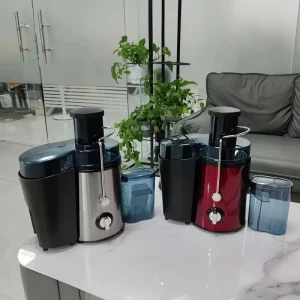450W Electric Self Cleaning Centrifugal Slow Juicer Stainless Steel 380ml Capacity Pulp Separating Home Commercial Car Use