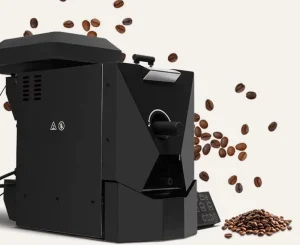 450g Automatic Curve Coffee Roaster Machine Household Electric Direct Fire Stainless Steel Black Samurai Bean Roasting
