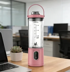 450ml USB Portable Blender with Push Button Control for Outdoor Use Smoothies Maker