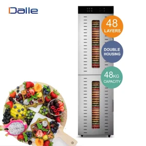 48 Layer 2 Compartments Commercial Food Dehydrator Machine for Fruits and Vegetables