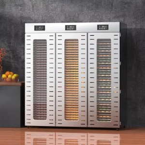 48 Trays Industrial Fruit Dehydrator Vegetable Fruit Dehydrator Machine Commercial SS Fruit Meat Dryer Dehydrator