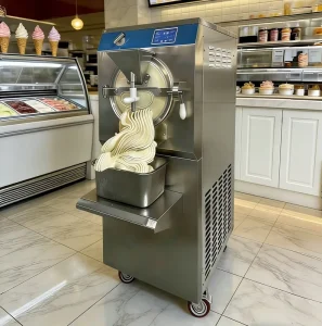 48L Commercial Ice Cream Maker Gelato Ice Cream Making Machine Batch Freezer