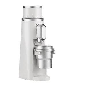 48MM Stainless Steel Burr Coffee Grinder with Stepless Fineness Adjustment Electric Espresso Grinder Black