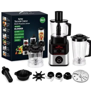4L 1.5L 1L 8 in 1 Kitchen Appliances Commercial Mixer Smoothie Juicer Food Processor Heavy Duty Blender Machine 8 in 1